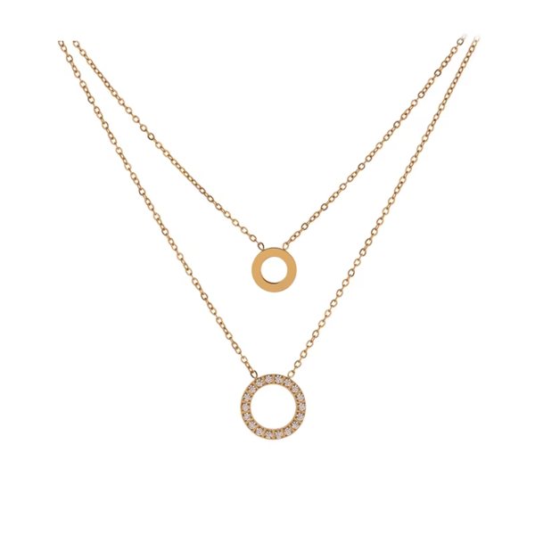 Colar Mix Paris Banho em Ouro 18k