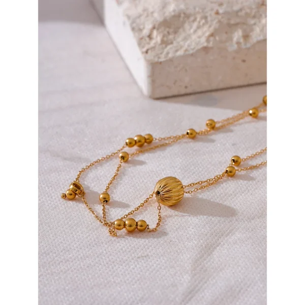 Colar Cecília Banho em Ouro 18k - Imagem 3