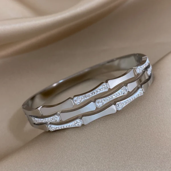 Bracelete Duo Charme Banho em Ouro 18k - Imagem 4