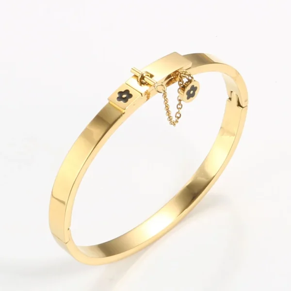Bracelete Charme Banho em Ouro 18k - Imagem 2