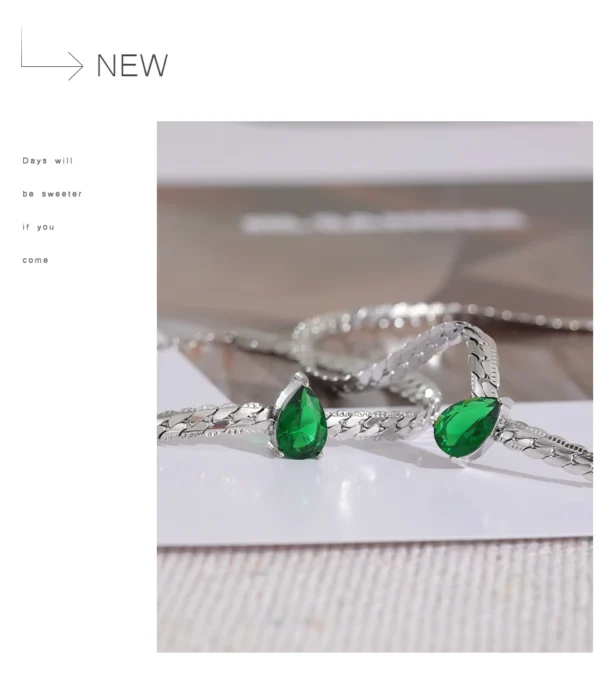 Colar Zircônia Banho em Ouro 18k - Imagem 6
