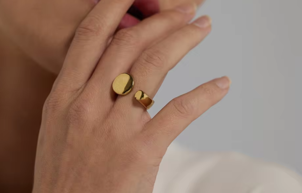 Anel Ajustável Marisa Banho em Ouro 18k - Imagem 3