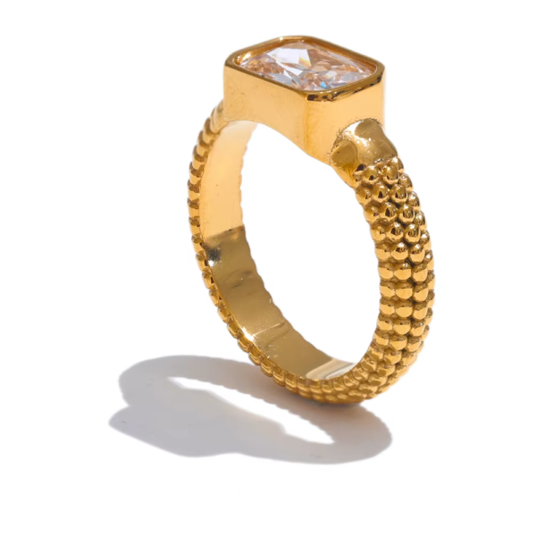 Anel Prestige Banho em Ouro 18k