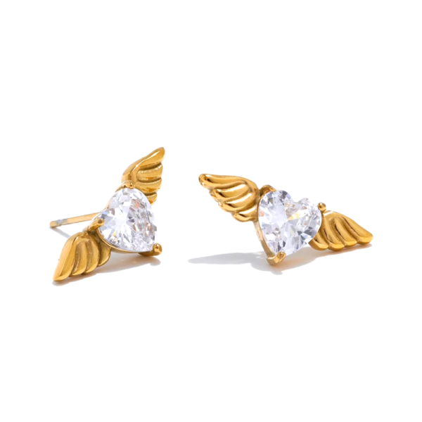 Brinco Wings of Change Banho em Ouro 18k