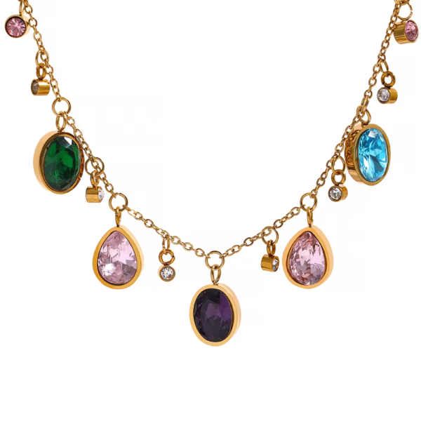 Colar Astral Banho em Ouro 18k