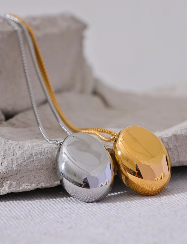 Colar Longo State Oval Banho em Ouro 18k - Imagem 2