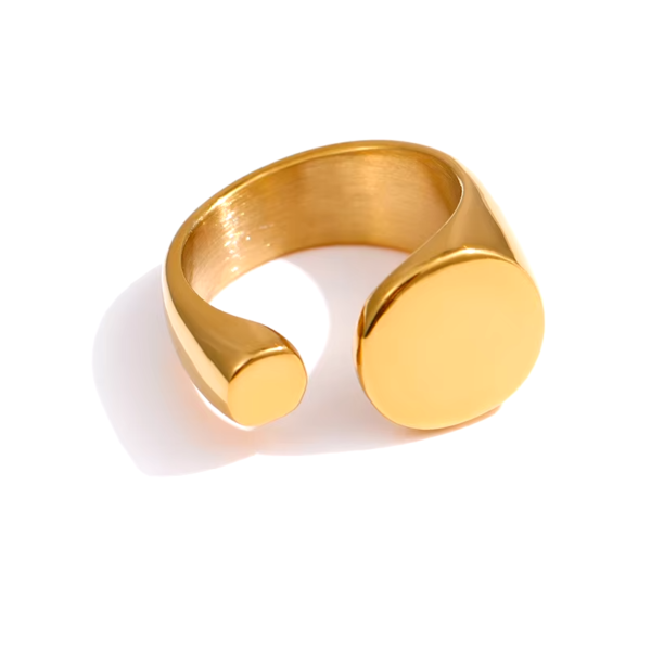 Anel Ajustável Marisa Banho em Ouro 18k