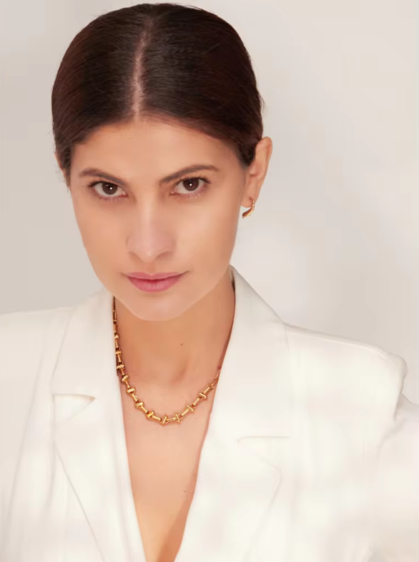 Colar Gargantilha Daniella Banho em Ouro 18k - Imagem 2
