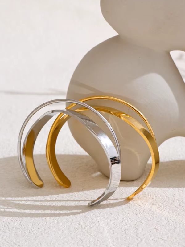 Bracelete Inter Banho em Ouro 18k - Imagem 3