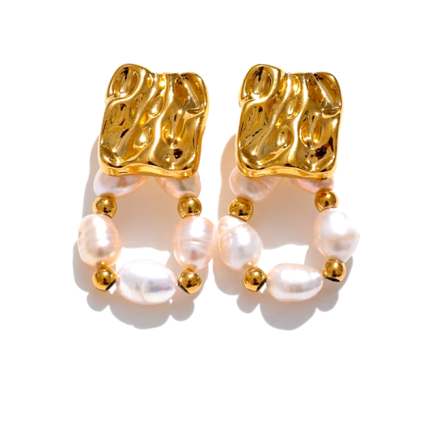 Brinco Amelie Banho em Ouro 18k