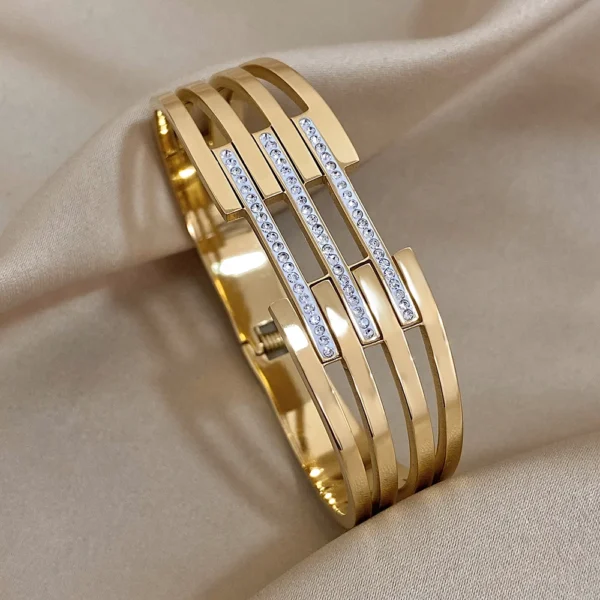 Bracelete Afrodite Banho em Ouro 18k