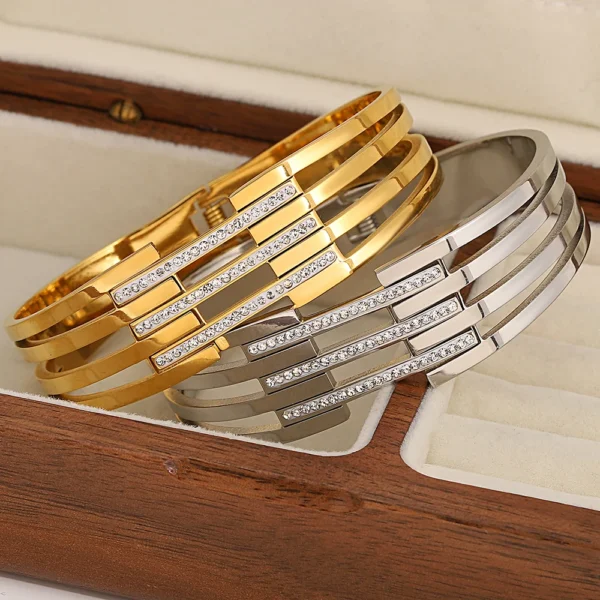 Bracelete Afrodite Banho em Ouro 18k - Imagem 3