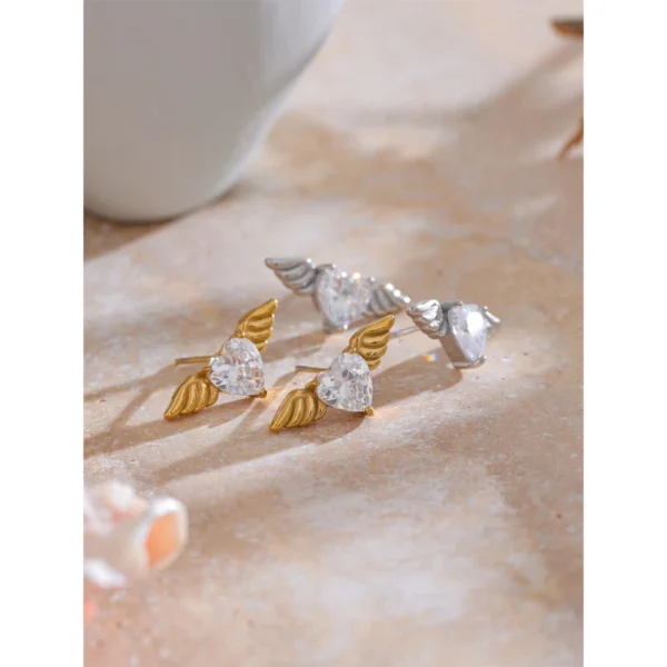 Brinco Wings of Change Banho em Ouro 18k - Imagem 3