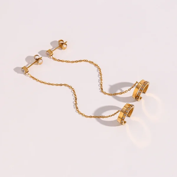 Brinco Isabelle Banho em Ouro 18k