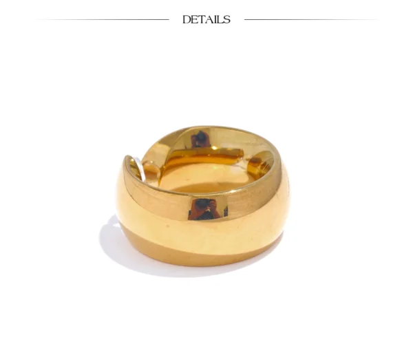 Anel Ponto de Luz Banho em Ouro 18k - Imagem 8