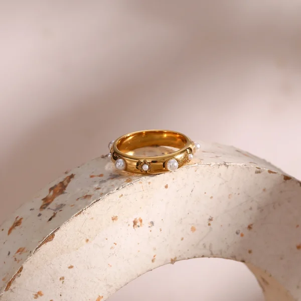 Anel Zircônia Banho em Ouro 18k - Imagem 6