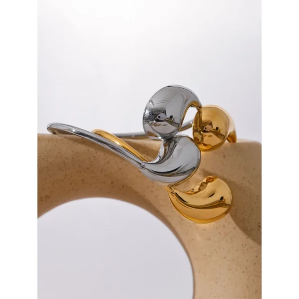 Bracelete Gota Banho em Ouro 18k - Imagem 4