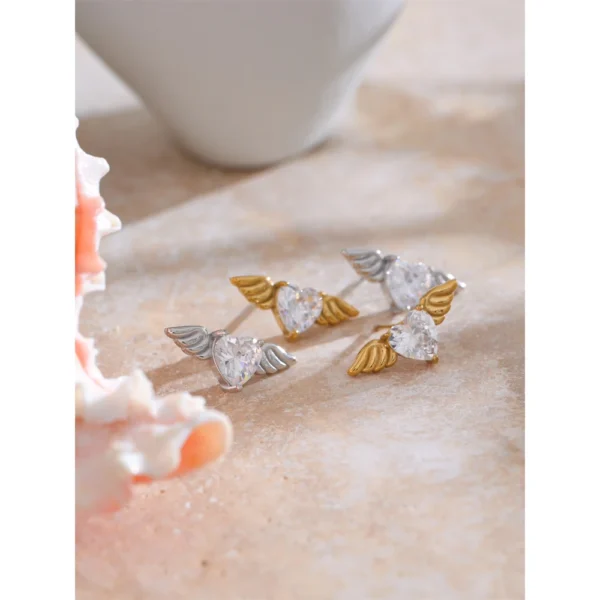 Brinco Wings of Change Banho em Ouro 18k - Imagem 2