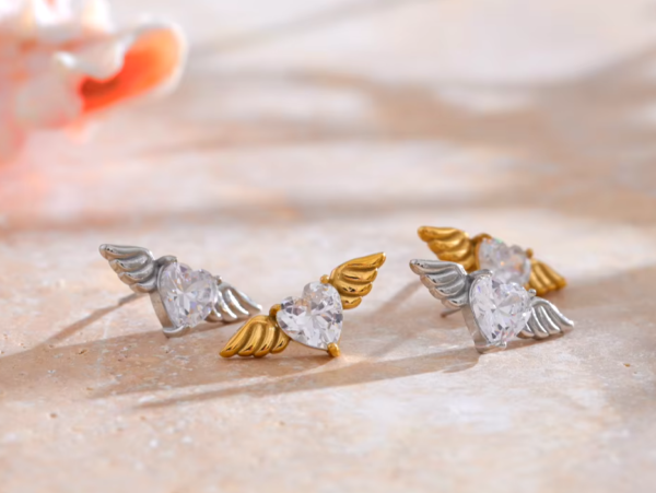Brinco Wings of Change Banho em Ouro 18k - Imagem 4