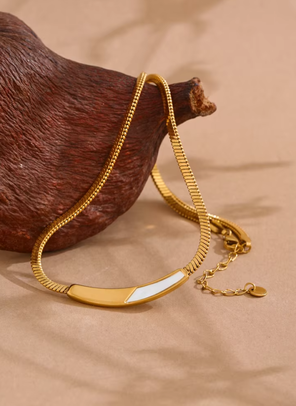 Colar Cadência & Estilo Banho em Ouro 18k - Imagem 2