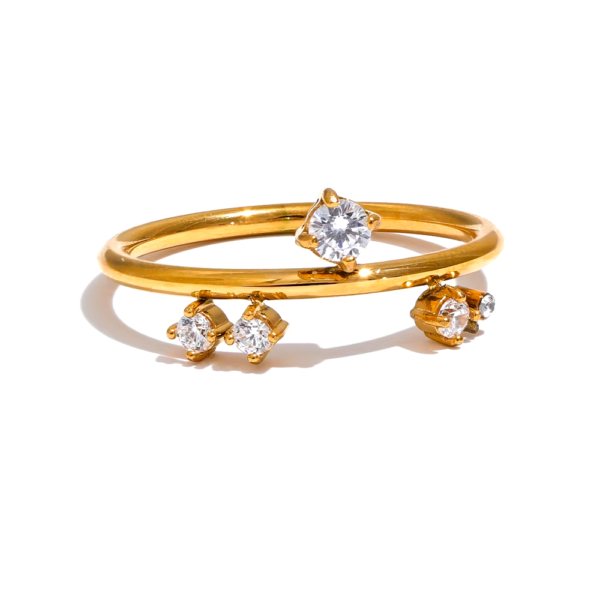 Anel Serena Banho em Ouro 18k