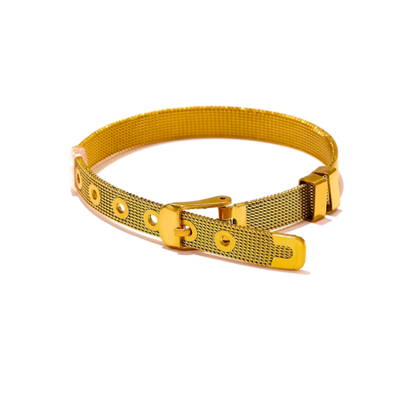 Pulseira Cinto Banho em Ouro 18k